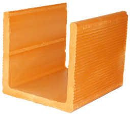 Canaleta 19x19x24 4 peças metro linear