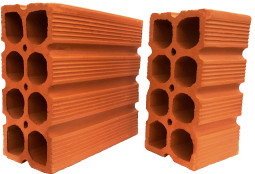 Tijolos de 8 furos 9x19x19 25 peças M2